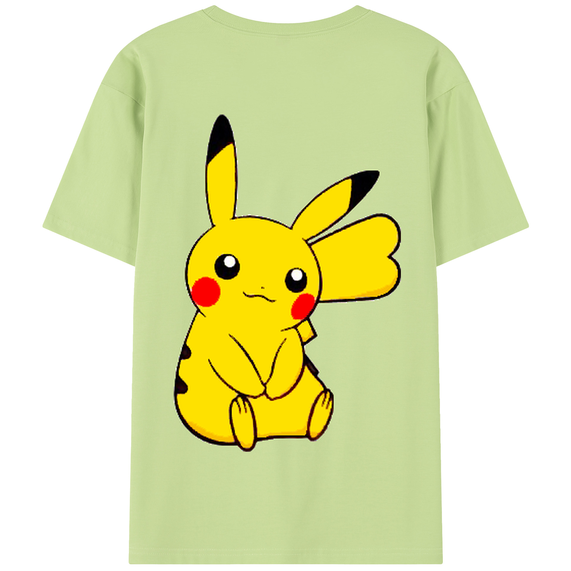 （画像用） ポケットモンスター Pokémon 綿100％半袖Tシャツ（背面プリント）